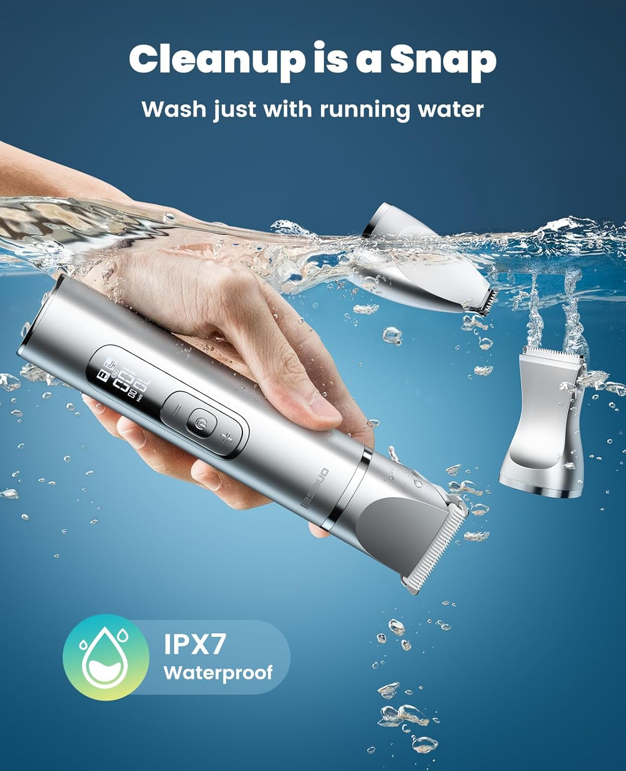 4 in 1 Dog Grooming Kit with LCD Display Dog Hair Trimmer for Paw Nail Grinder - Image 6