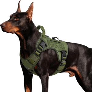 Tactical Dog Harness for Large Dogs, Heavy Duty No Pull Dog Harness with Handle
