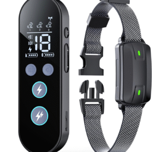 Dog Shock Collar with Remote Control Dog Training Collar for Large Medium Dogs 40-120Lbs Waterproof