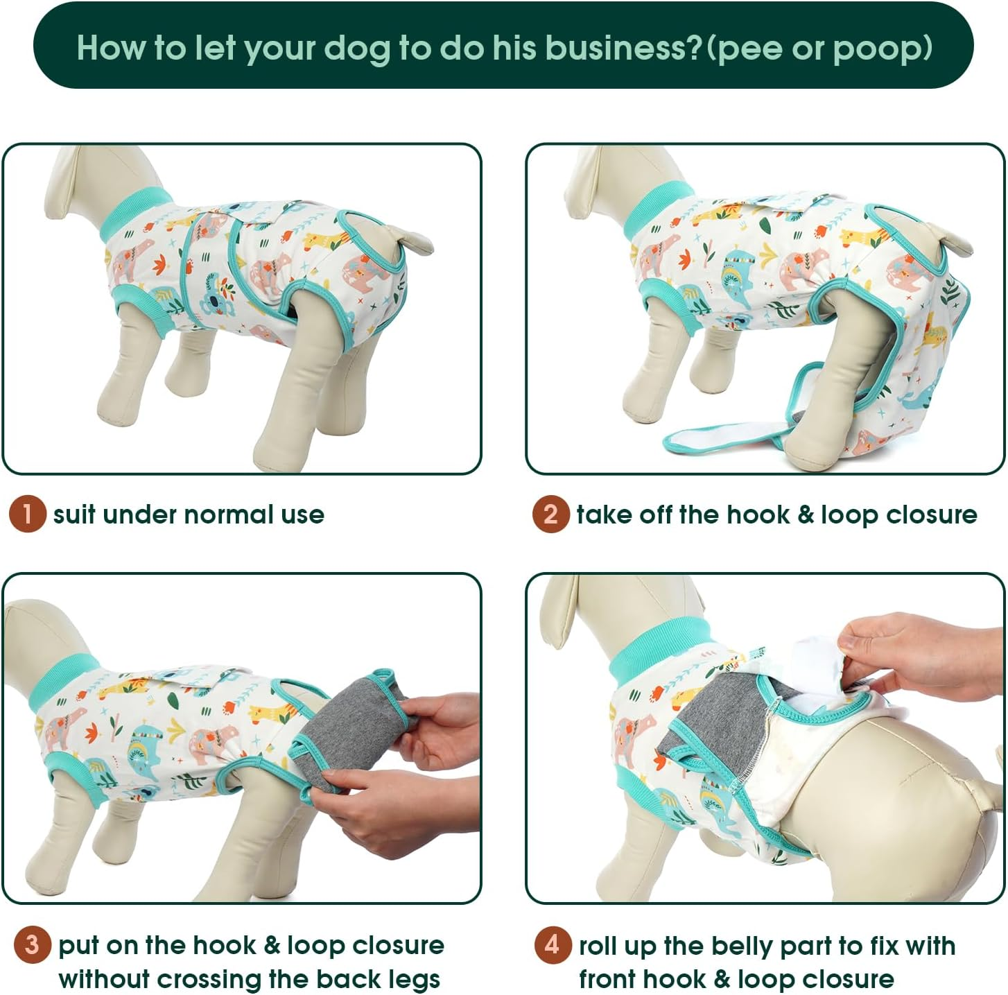 Recovery Suit for Dogs Cats after Surgery Professional Pet Recovery Shirt Dog - Image 4