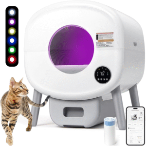 Self Cleaning Cat Litter Box: Extra Large Automatic Litter Box for Multiple Cats