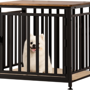 Dog Crate Furniture for Small Dogs Kennel Indoor Anti-Chew Anti-Escape with Bed Crate Pad