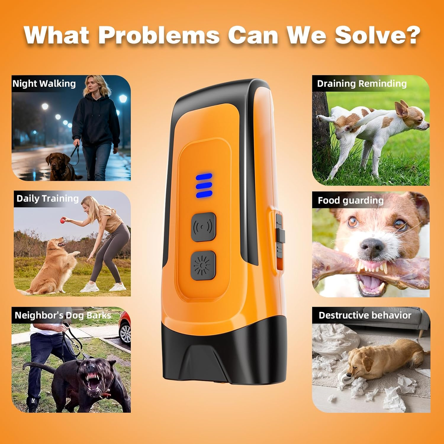 Ultrasonic Dog Bark Deterrent Devices, 50 FT Range anti Barking Device for Dogs - Image 5