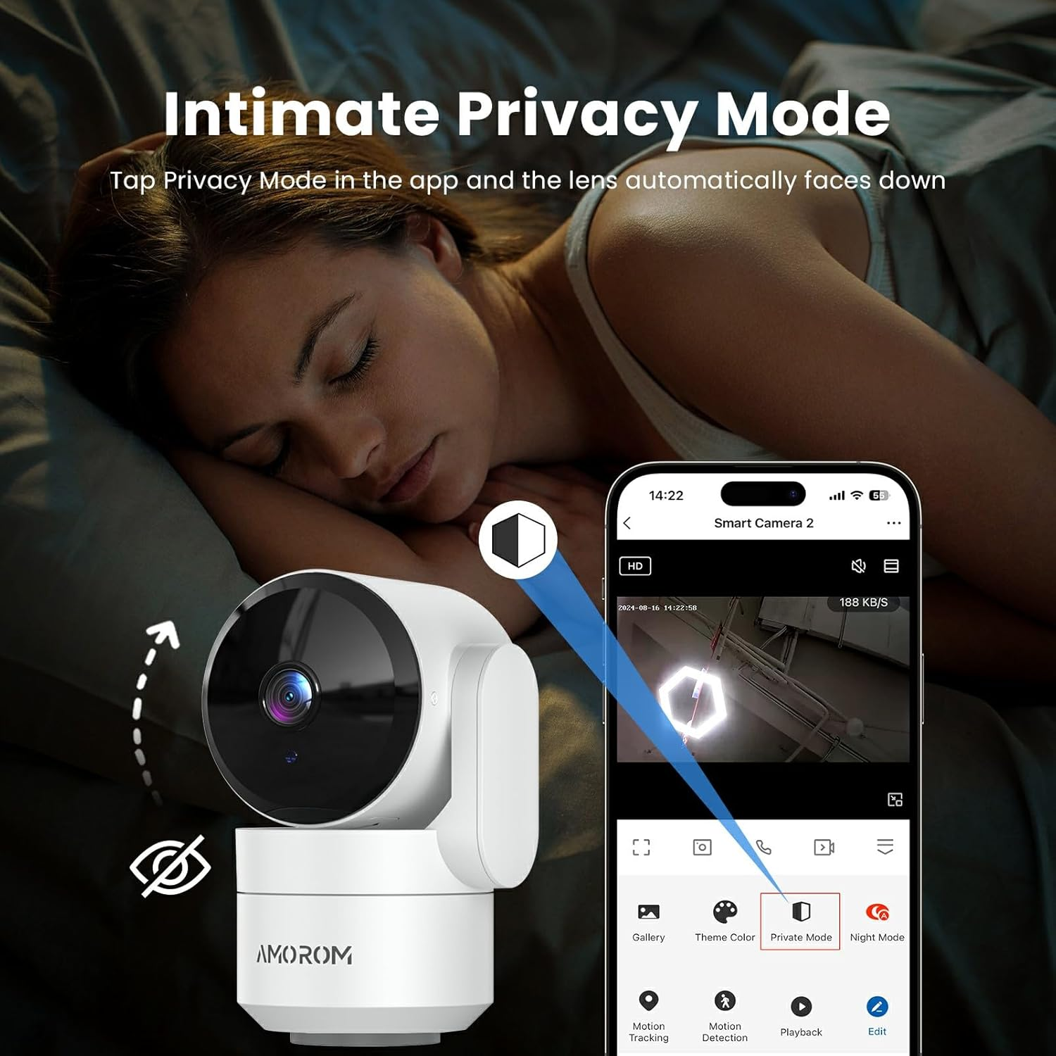 Pet Camera 360° Home Security Cameras with 2 Way Audio Night Vision - Image 9