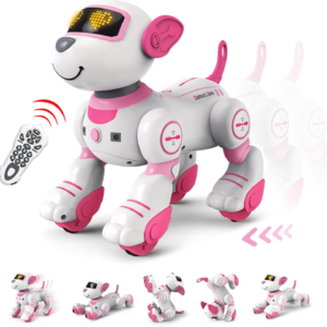 Robot Dog Toys for Girls Toys Interactive Robot Toy Followme Robot for Kids 5-7 Intelligent Remote Control Dog with Sing Dance AI Robotics for Kids Age 3 4 5 6 7 Chrismas Birthday Gifts Girls