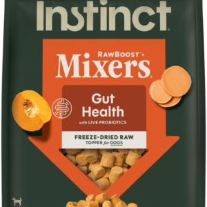 Raw Boost Mixers Freeze Dried Dog Food Toppers for Dry Food, Grain Free Dog Food Toppers with Chicken for Dogs - Gut Health, 12.5 Oz