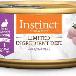 Limited Ingredient Diet, Natural Wet Cat Food, Grain Free Recipe - Real Rabbit, 5.5 Ounce (Pack of 12)