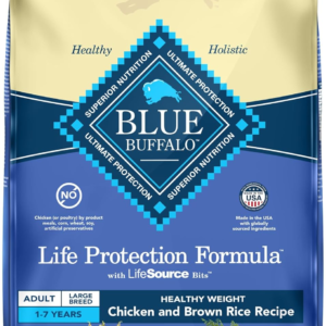Life Protection Formula Healthy Weight Large Breed Adult Dry Dog Food for Weight Control, Made with Natural Ingredients, Chicken & Brown Rice Recipe, 30-Lb Bag