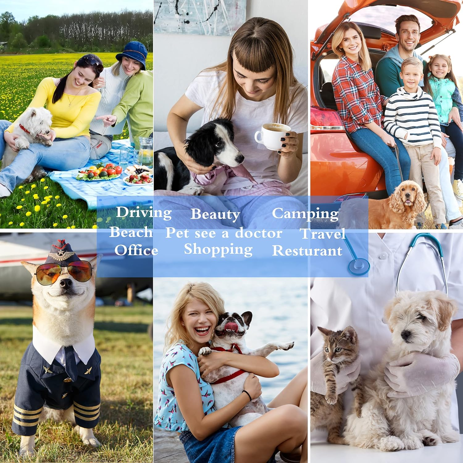 Cat Dog Carrier - Airline Approved Expandable Soft-Sided Pet Carrier with Removable Fleece Pad and Pockets, for Cats/Puppy and Small Animals Large(2 Side Expandable) - Image 7