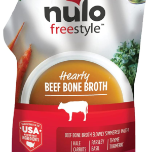 Freestyle Bone Broth, Premium Food Topper for Cats and Dogs, with Collagen and Chondroitin Sulfate to Help Boost the Quality of Your Pet’S Coat and Skin, 20 FL Oz Pouch