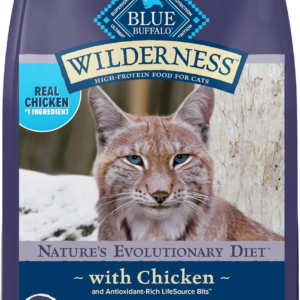 Wilderness Nature'S Evolutionary Diet High-Protein, Grain-Free Natural Dry Food for Adult Cats, Chicken, 4-Lb. Bag