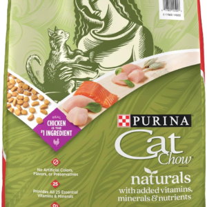 Naturals with Added Vitamins, Minerals and Nutrients Dry Cat Food, Naturals Original - 13 Lb. Bag