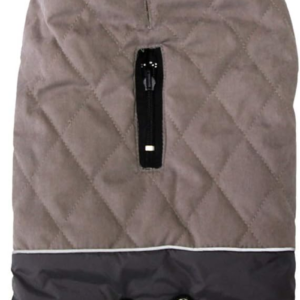 Reversible Dog Coats for Small Dogs Waterproof Warm Puppy Jacket for Cold Winter,Grey S