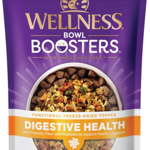Bowl Boosters, Dog Food Topper for Small, Medium, & Large Breeds, Grain Free, Natural, Freeze Dried, Digestive Health Chicken, 4 Ounce Bag (Pack of 1)