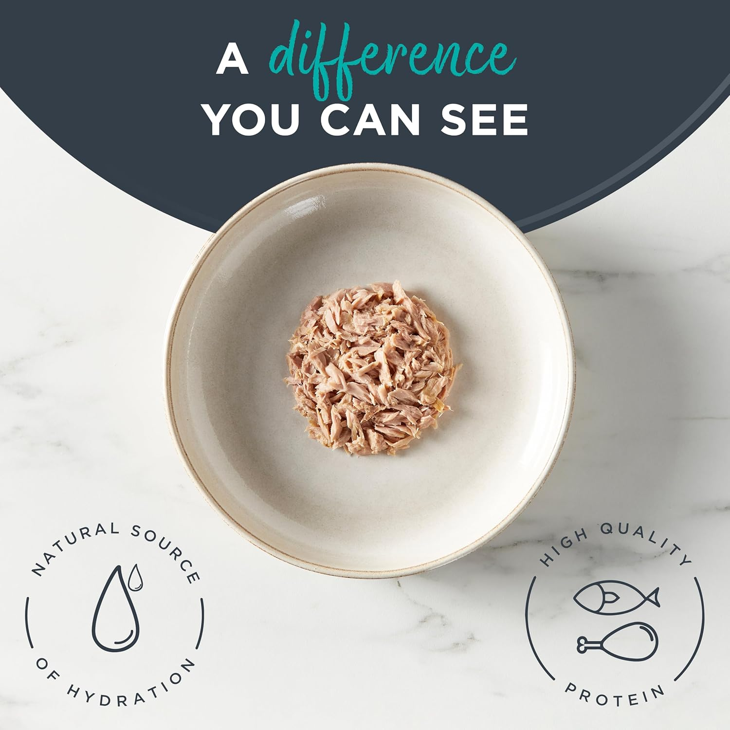 Natural Wet Cat Food, 24 Count, Grain Free, Limited Ingredient Canned Food for Cats, Tuna Fillet in Broth, 2.47 Oz Cans - Image 3