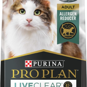 Allergen Reducing, Sensitive Skin & Stomach, High Protein Cat Food, LIVECLEAR Turkey and Oatmeal Formula - 3.2 Lb. Bag