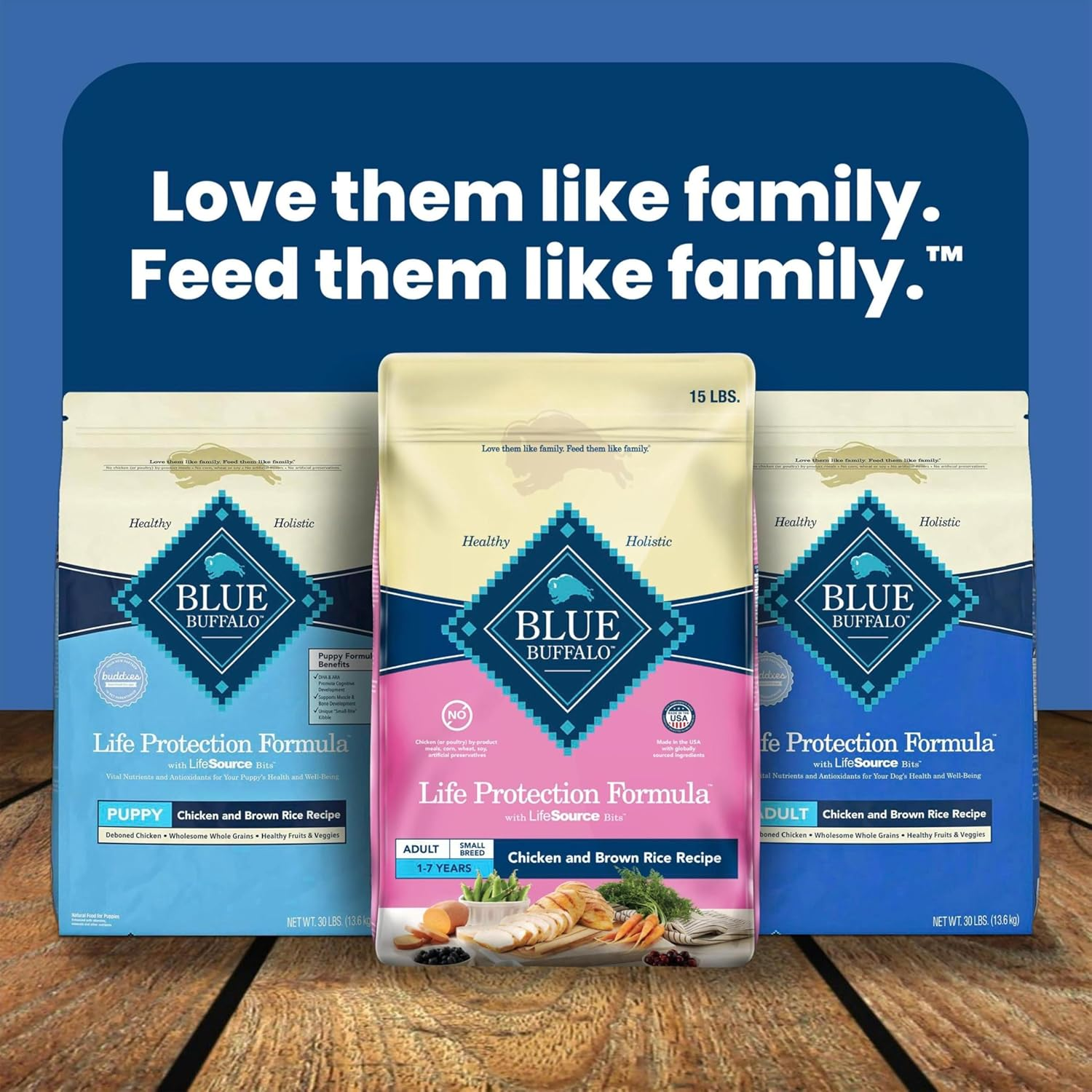 Life Protection Formula Adult Small Breed Dry Dog Food, Supports High Energy Needs, Made with Natural Ingredients, Chicken & Brown Rice Recipe, 15-Lb Bag - Image 9