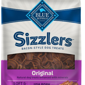 Sizzlers Bacon-Style Dog Treats with Real USA Pork, Original Flavor, 28-Oz Bag