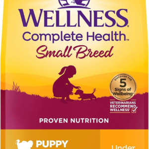 Complete Health Small Breed Dry Dog Food with Grains, Natural Ingredients, Made in USA with Real Turkey, for Dogs up to 25 Lbs. (Puppy, Turkey, Salmon & Oatmeal, 4-Pound Bag)