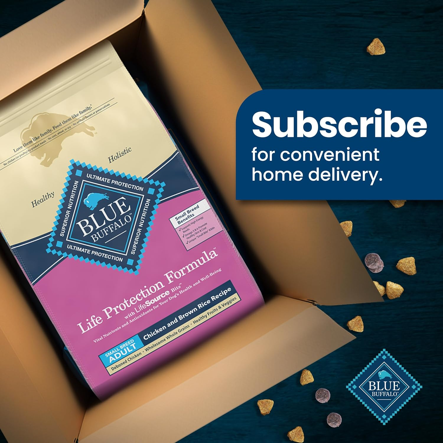 Life Protection Formula Adult Small Breed Dry Dog Food, Supports High Energy Needs, Made with Natural Ingredients, Chicken & Brown Rice Recipe, 15-Lb Bag - Image 11