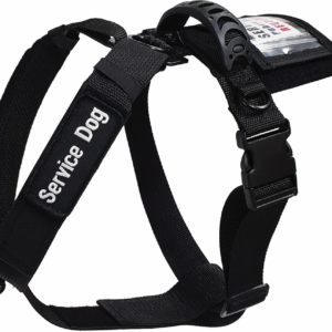 Activedogs No Pull Service Dog Vest Harness Adjustable Strap - Tactical Dog Harness XL 29"-44" W/Front D-Ring Quick Release Buckle + Back Patches Plate - Tactical Dog Harness Service Dog Vest