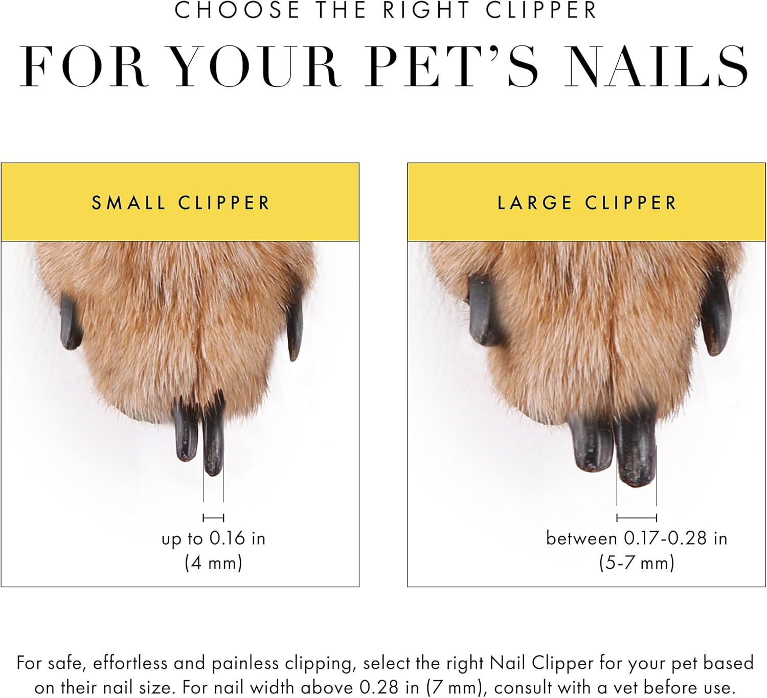 Large Nail Clippers for Dogs & Cats, Manual Professional Cat & Dog Nail Trimmer with Ergonomic Handle - Image 7